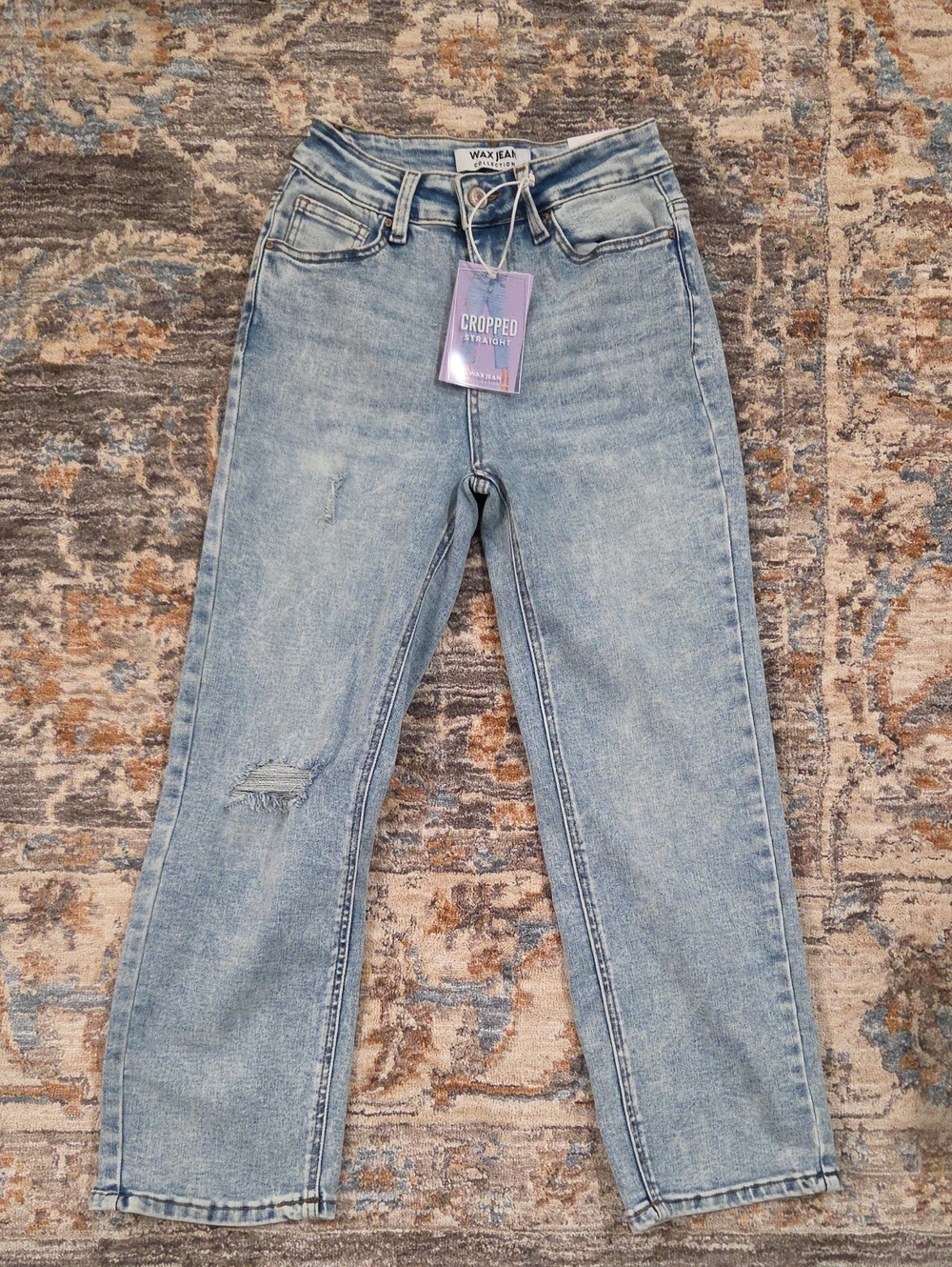 Wax Jean Light Blue Cropped Jeans Size 1 (25)